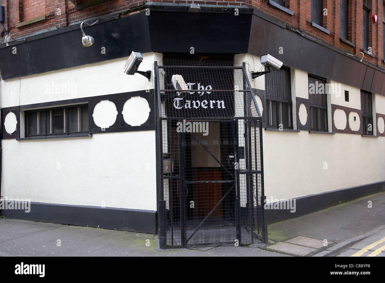 the tavern bar in belfast city centre northern ireland uk. The front