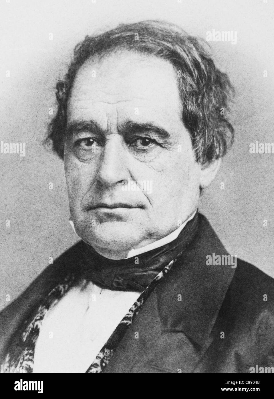 Vintage portrait photo of Hannibal Hamlin (1809 - 1891) - the 15th US Vice President (1861 - 1865). Stock Photo
