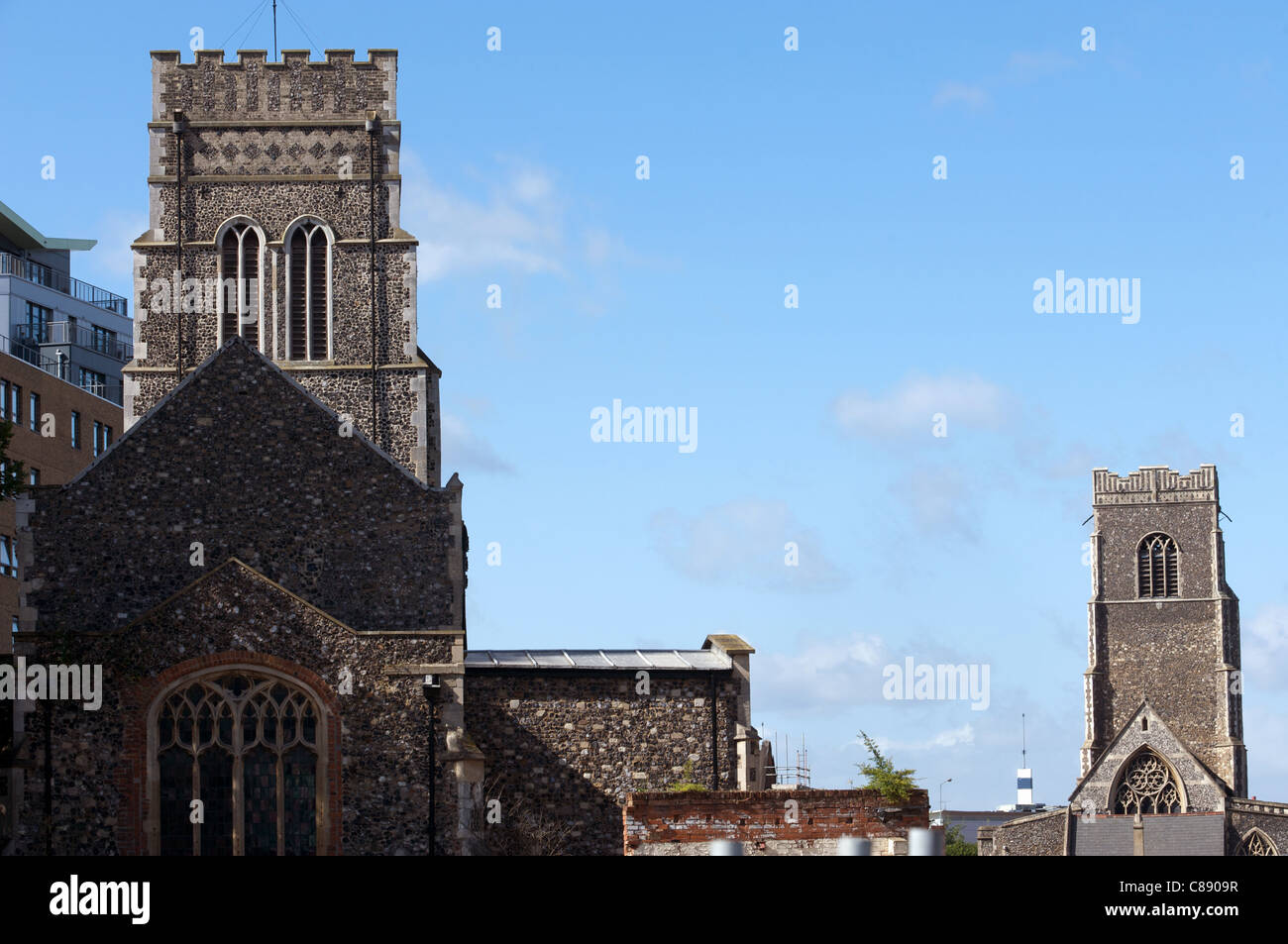 St Mary's at the Quay church and St Peter's which were both Mariners
