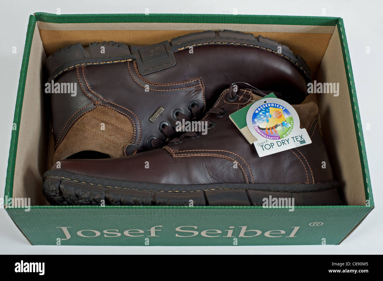 Josef Seibel men's boots Stock Photo - Alamy