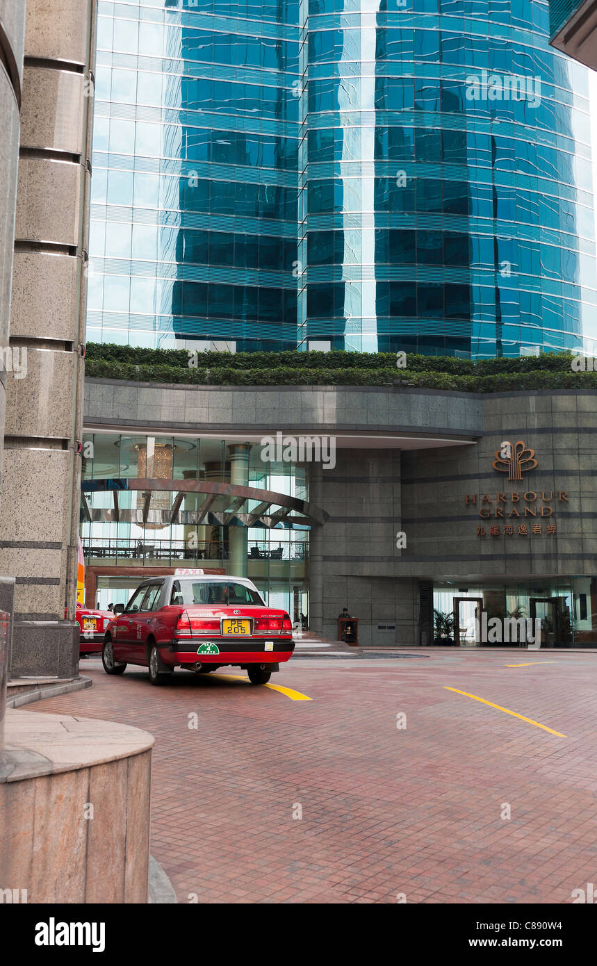 The Entrance and Lobby to The Harbour Grand Hotel in Kowloon Hong Kong China Asia Stock Photo