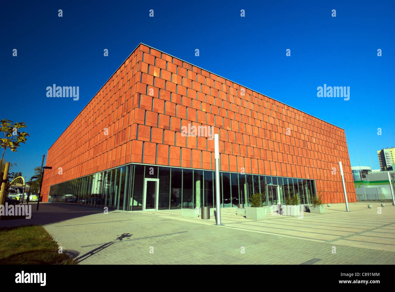 Katowice - The Scientific Information Centre and Academic Library CINiBA Stock Photo