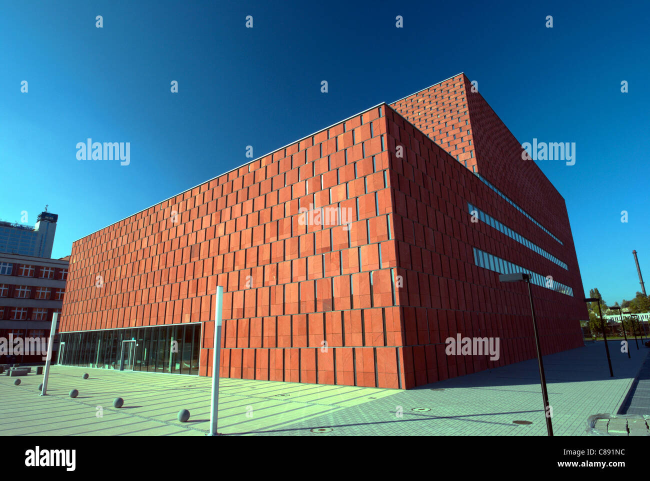 Katowice - The Scientific Information Centre and Academic Library CINiBA Stock Photo
