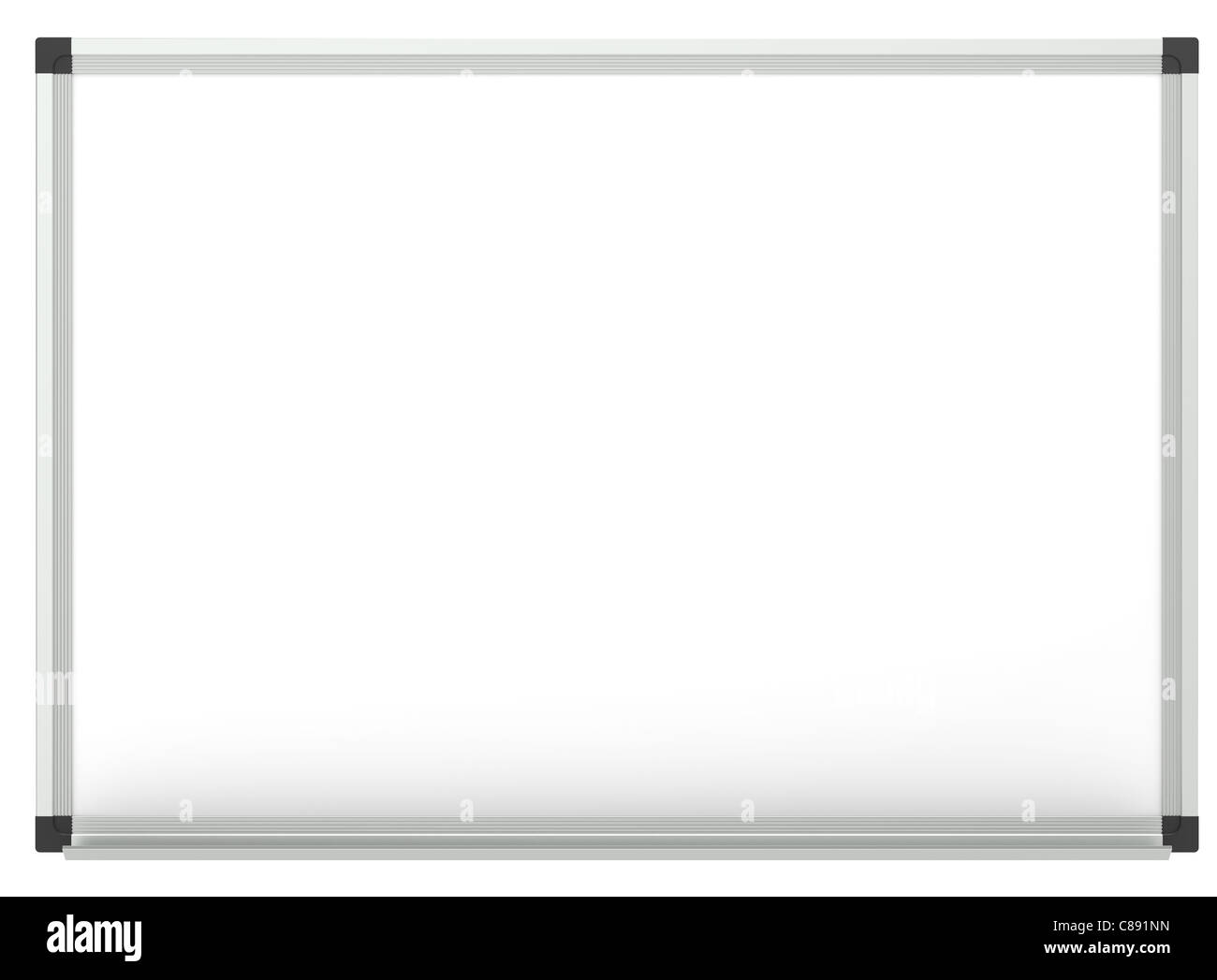 Blank Whiteboard for copy space. Isolated Stock Photo - Alamy