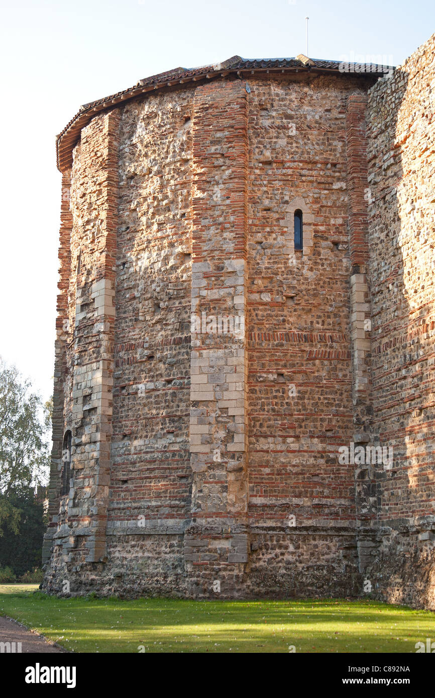 View of the Norman castle in Colchester,Essex,UK Stock Photo - Alamy