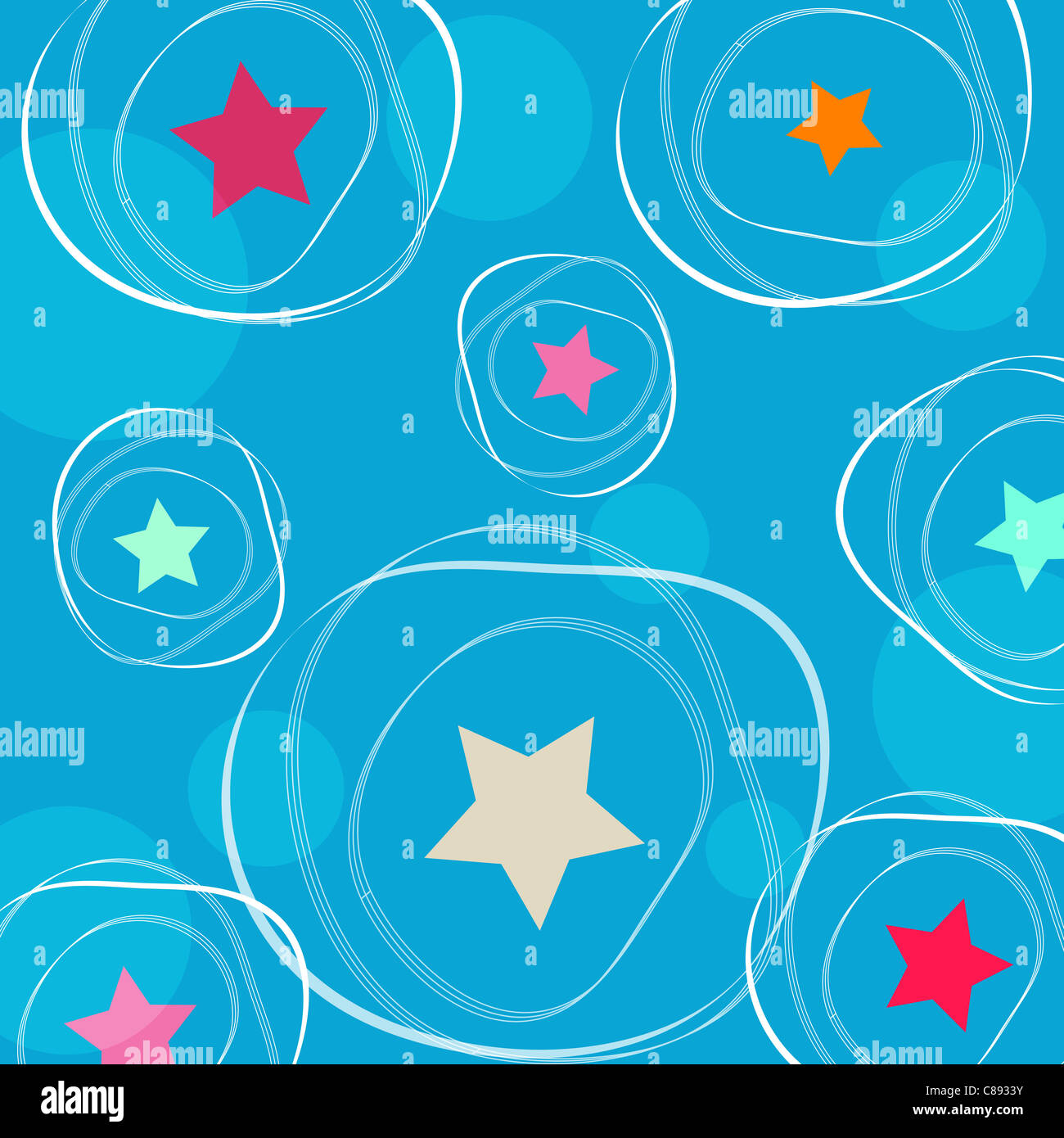illustration of abstract vector background with stars Stock Photo - Alamy