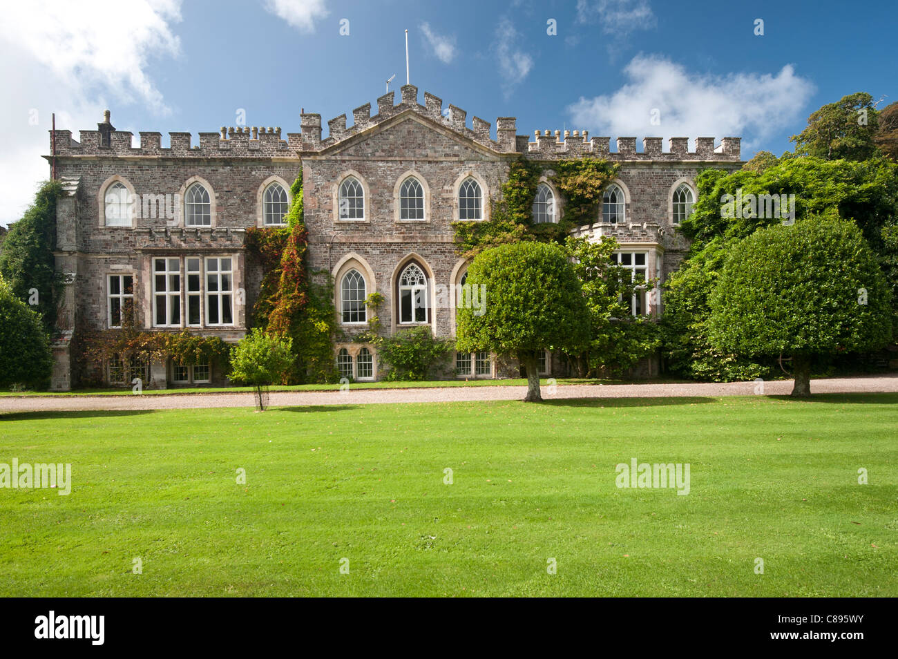 Hartland Abbey, Devon Stock Photo Alamy