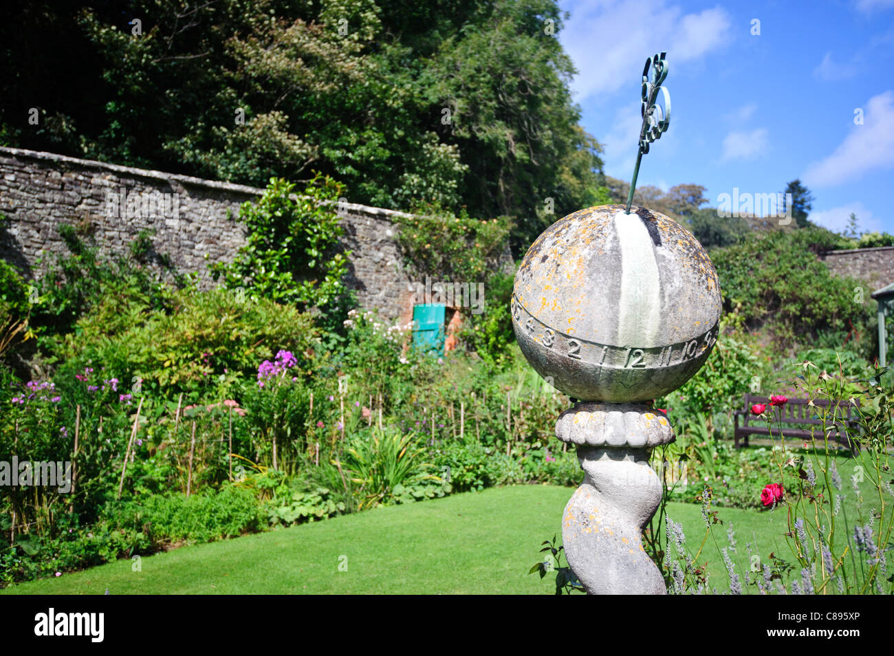 Hartland Abbey Gardens Stock Photo Alamy