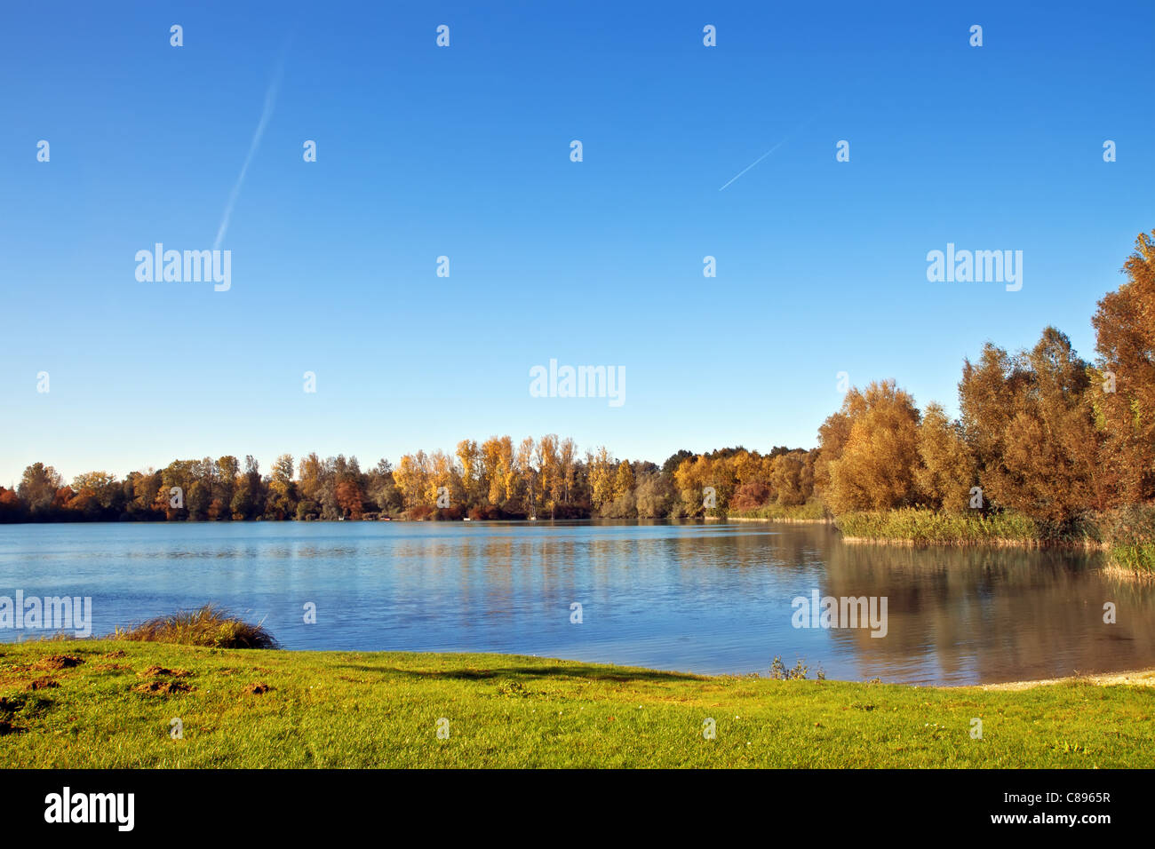 lake in autumn Stock Photo - Alamy