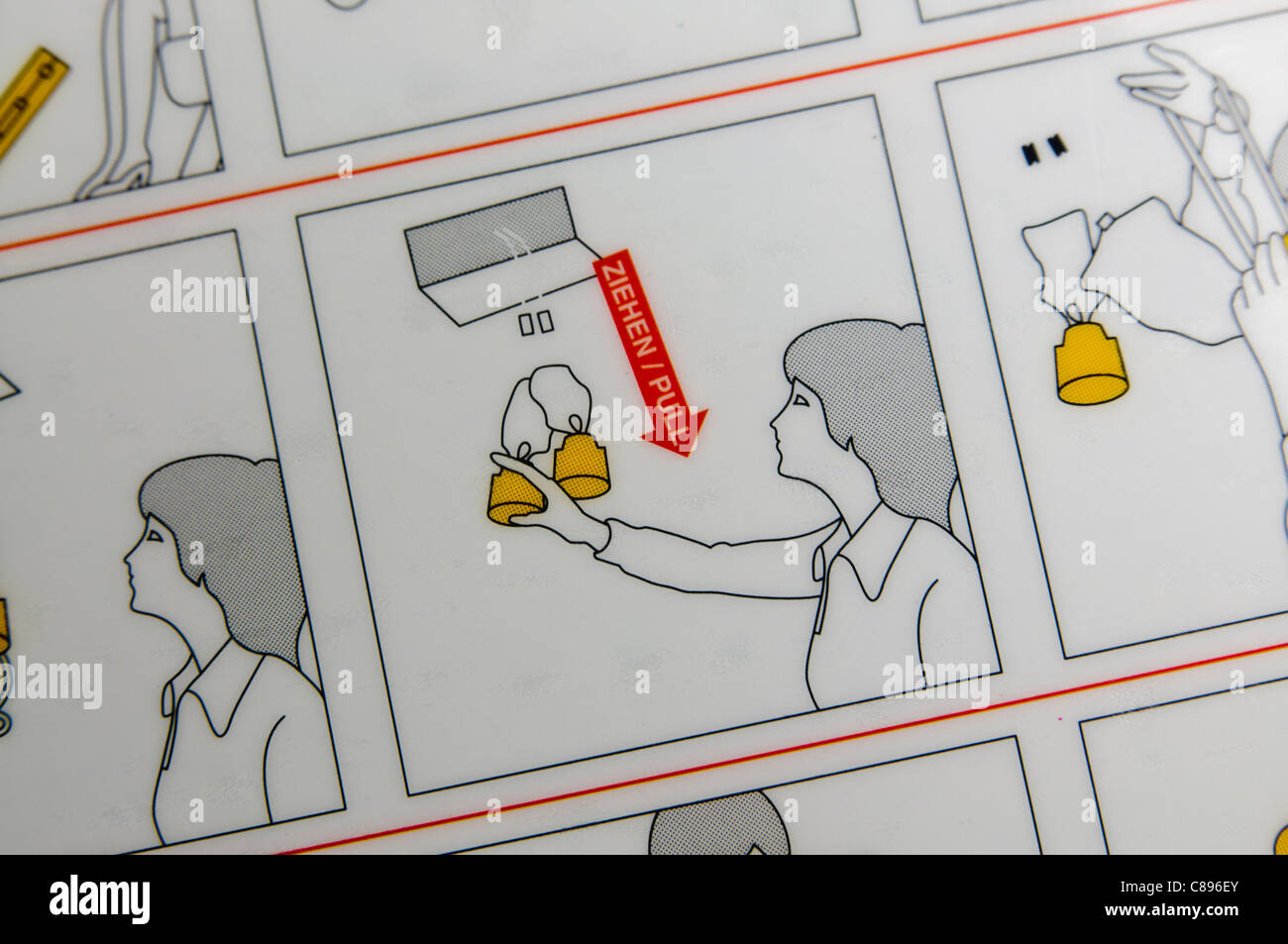 Oxygen mask plane hi-res stock photography and images - Alamy