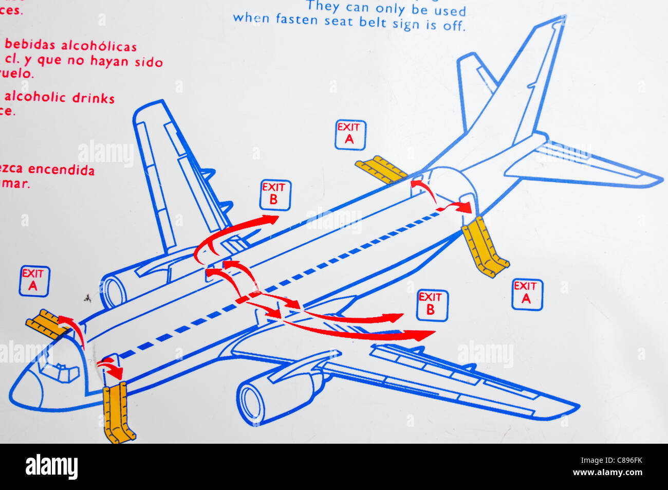 Plane evacuation chute hires stock photography and images Alamy