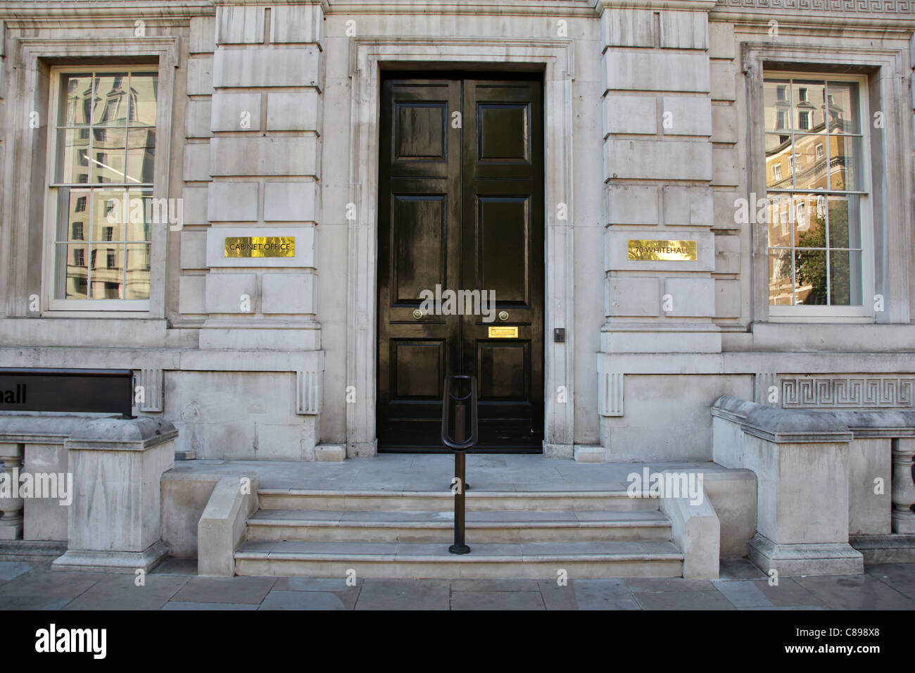 The office entrance whitehall hires stock photography and
