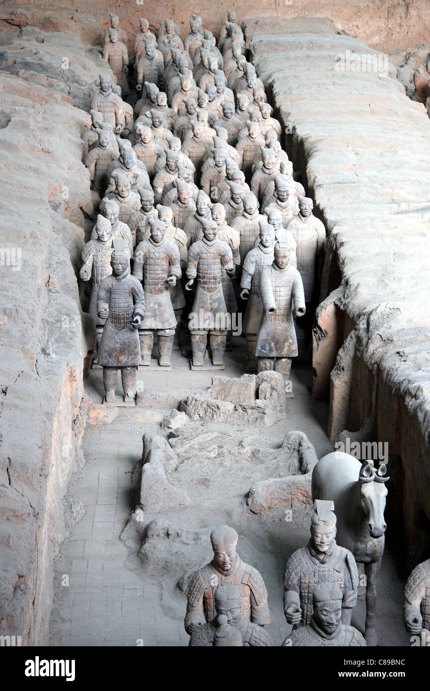 Terracotta Warriors Museum, Xian, China Stock Photo Alamy