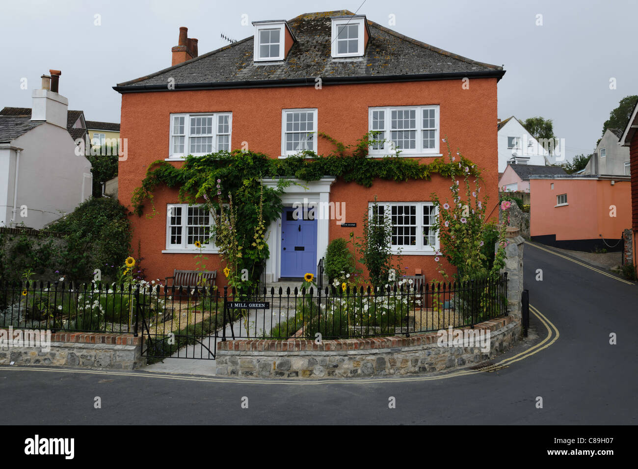 Private house Lyme Regis Dorset UK Stock Photo Alamy
