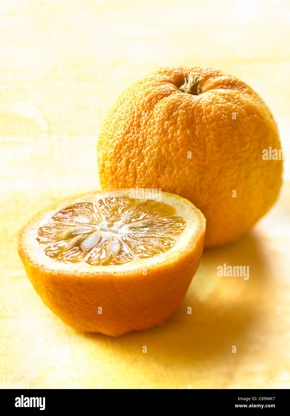 Natural bitter oranges Stock Photo Alamy