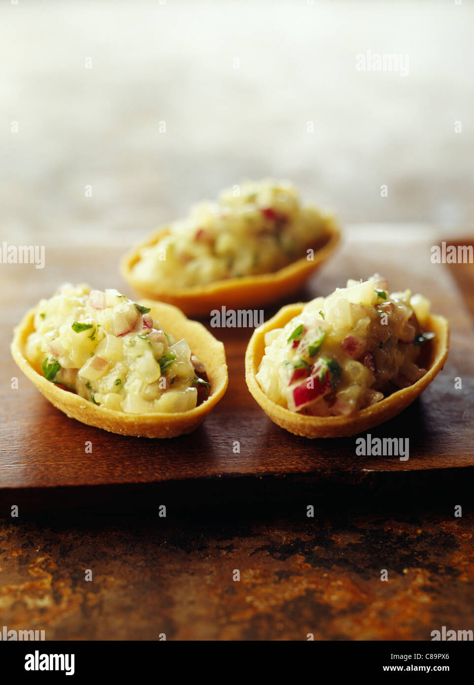 Lamb's foot tarlets Stock Photo