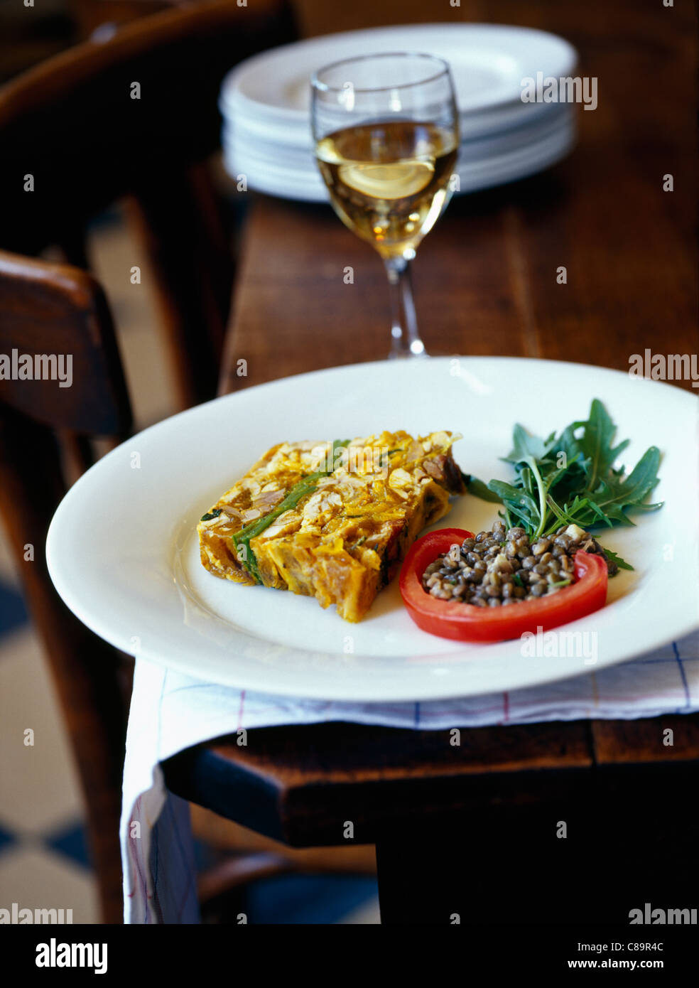 Chicken curry terrine Stock Photo Alamy