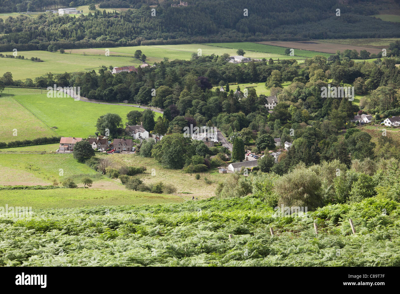 Campsie Fells near Strathblane and Netherton in Scotland, UK Stock ...