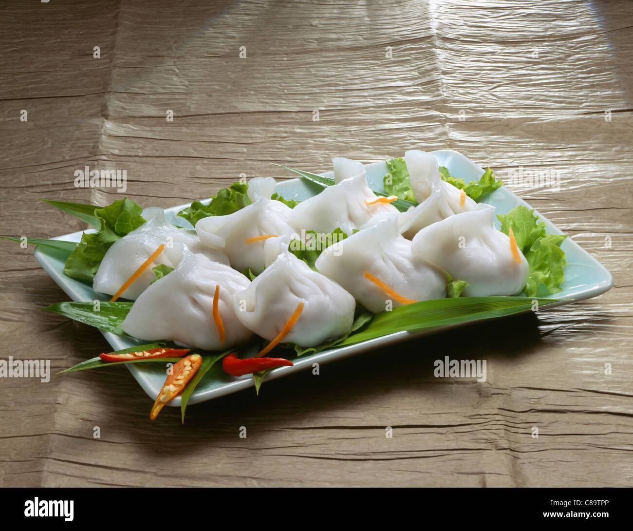 Steamed Chinese ravioli Stock Photo Alamy
