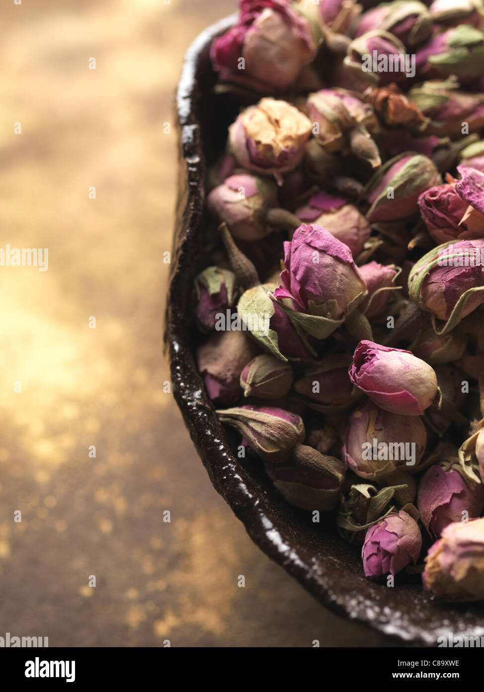 Iranian rose buds Stock Photo