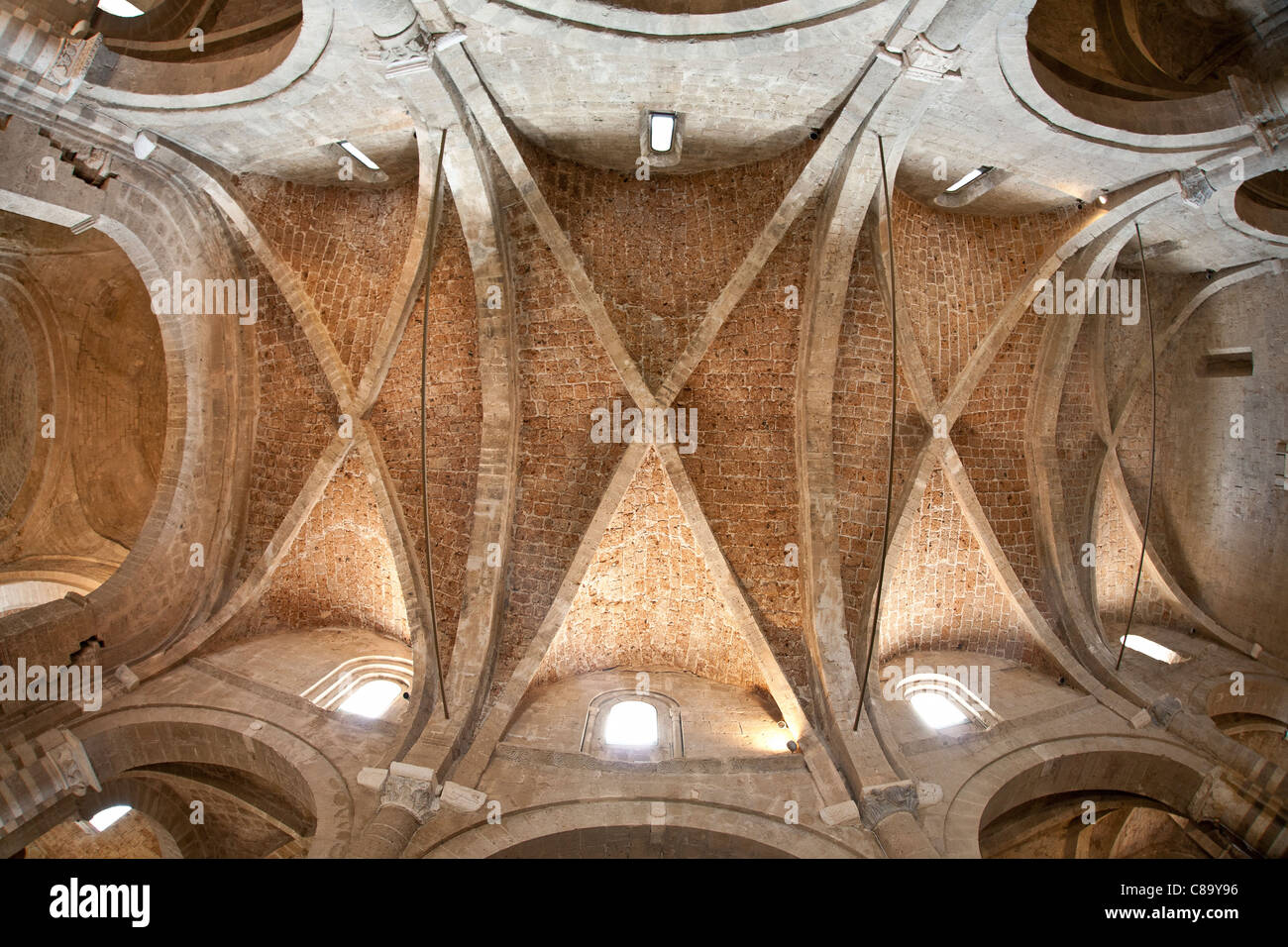 Cathedral, Sovana, Tuscany, Italy Stock Photo