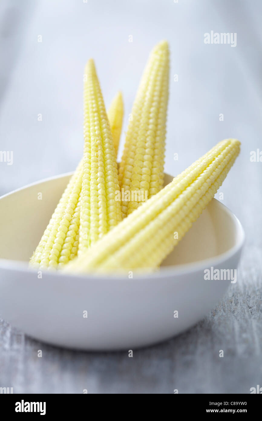 Mini corn on the cob Stock Photo - Alamy
