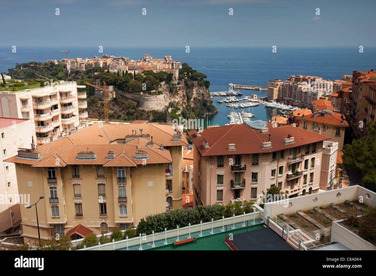 Monaco La Colle General View Stock Photo Alamy