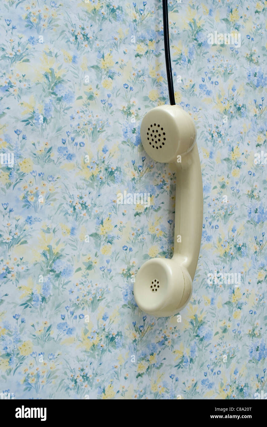 telephone receiver hanging down Stock Photo Alamy