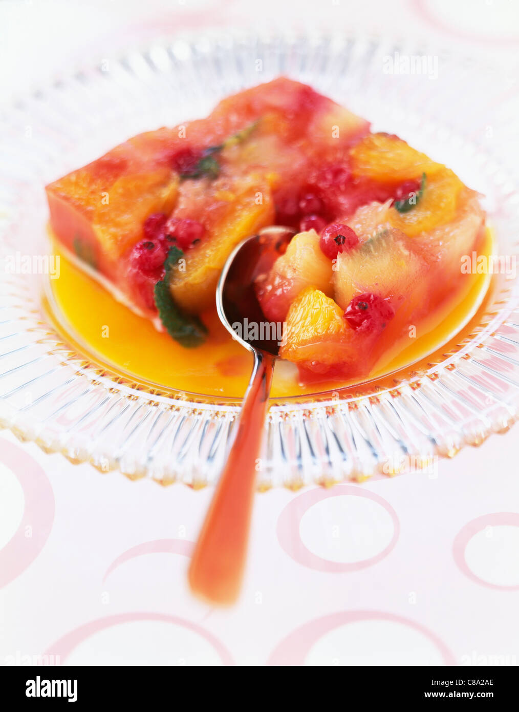 Fresh fruit terrine Stock Photo Alamy