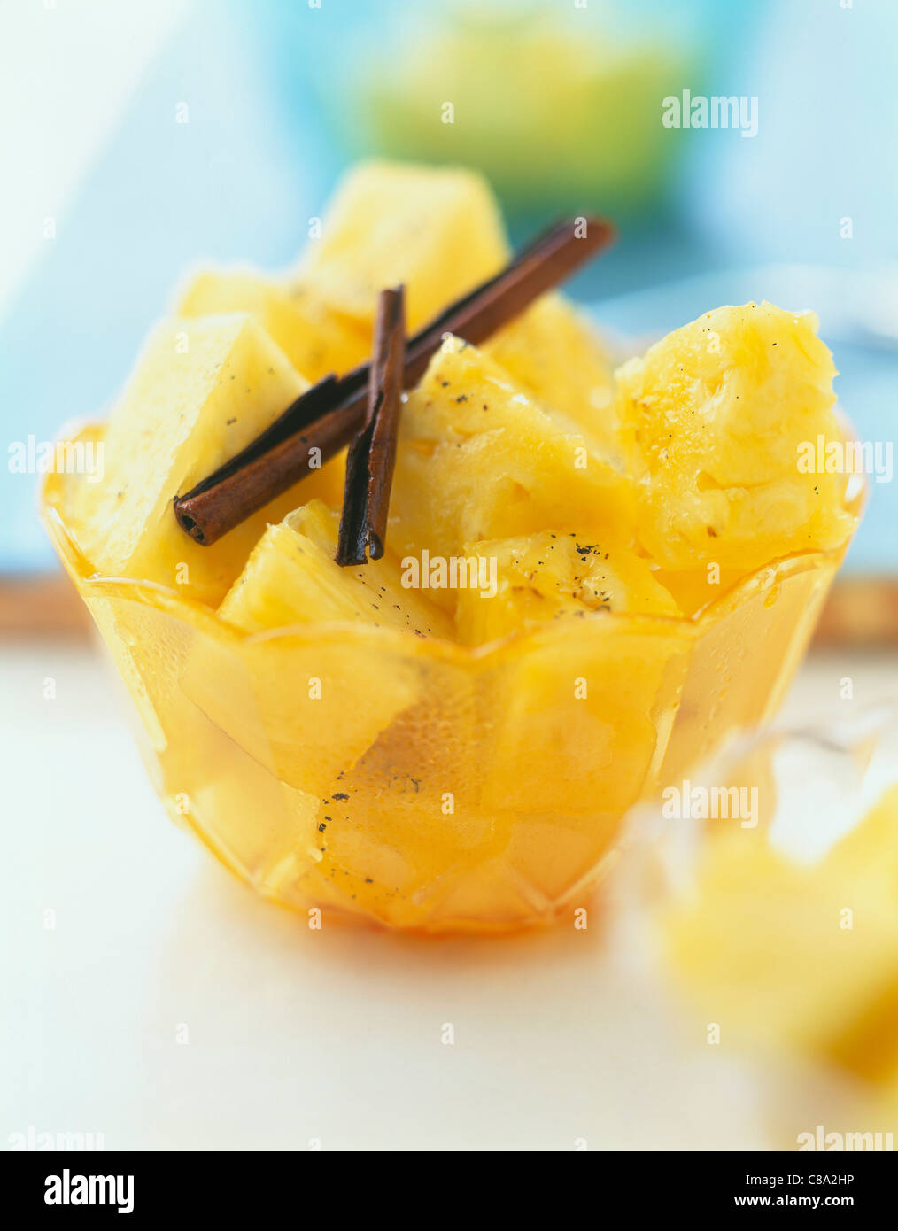 Fruit salad bowl pineapple hi-res stock photography and images - Alamy