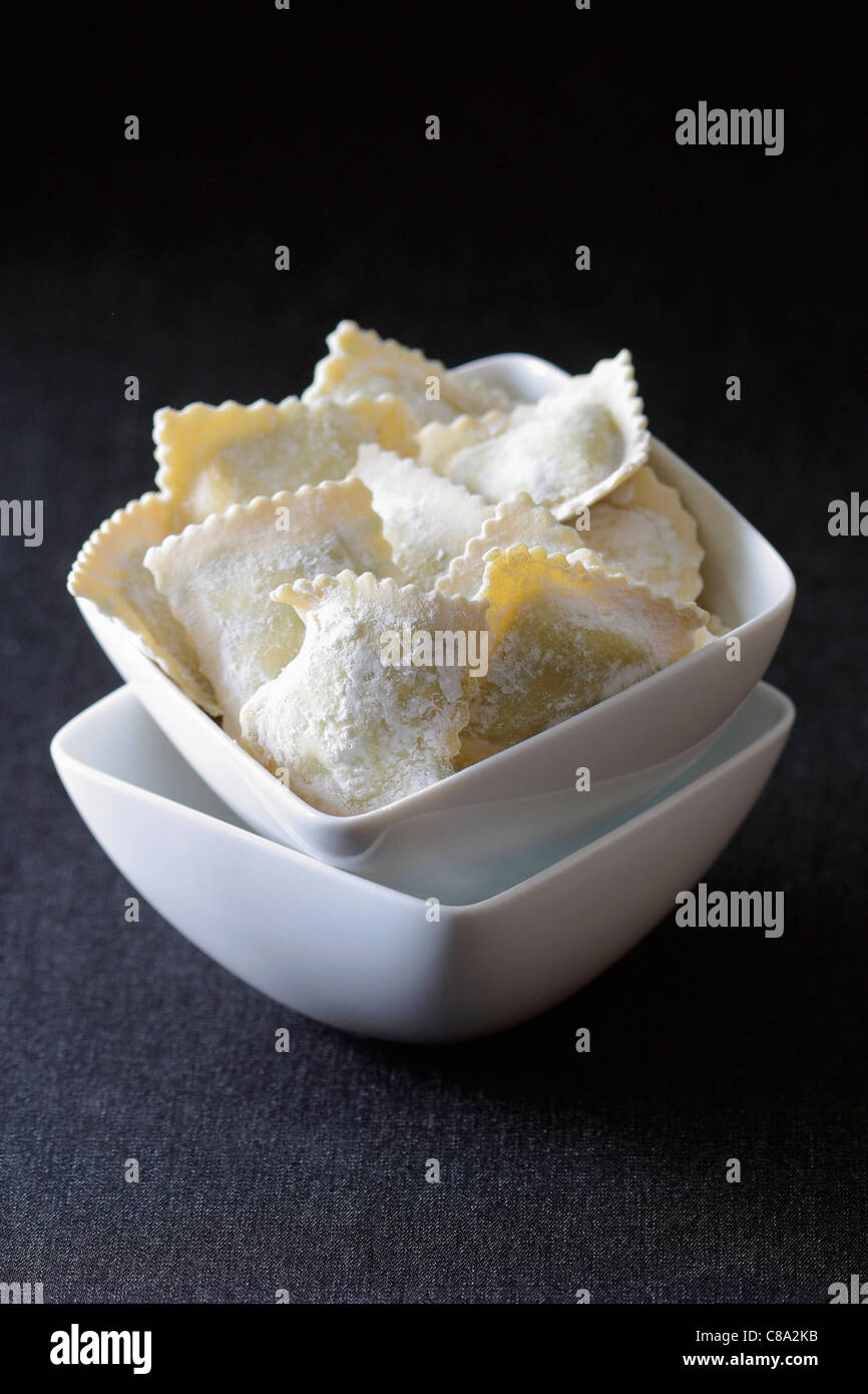 Black ravioli pasta glass hi-res stock photography and images - Alamy