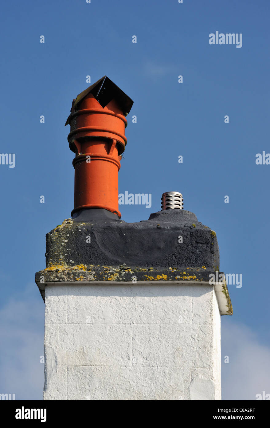 Chimney pots. Fellside, Kendal, Cumbria, England, United Kingdom