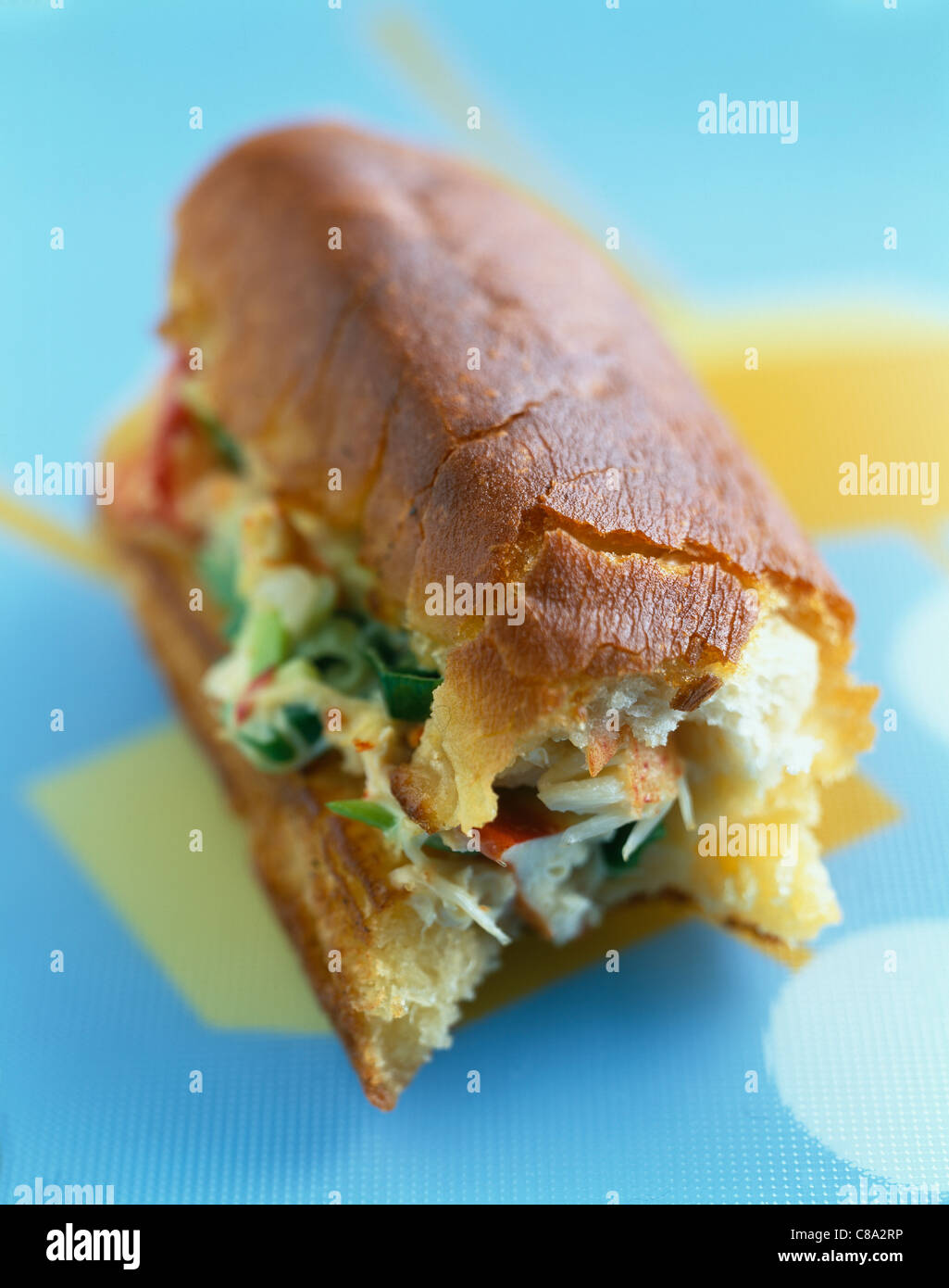 Chic lobster hot dog Stock Photo