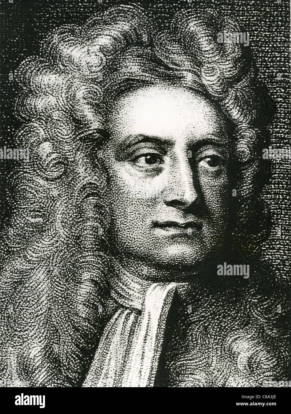 ISAAC NEWTON (1642-1727) English physicist, mathematician and astronomer Stock Photo