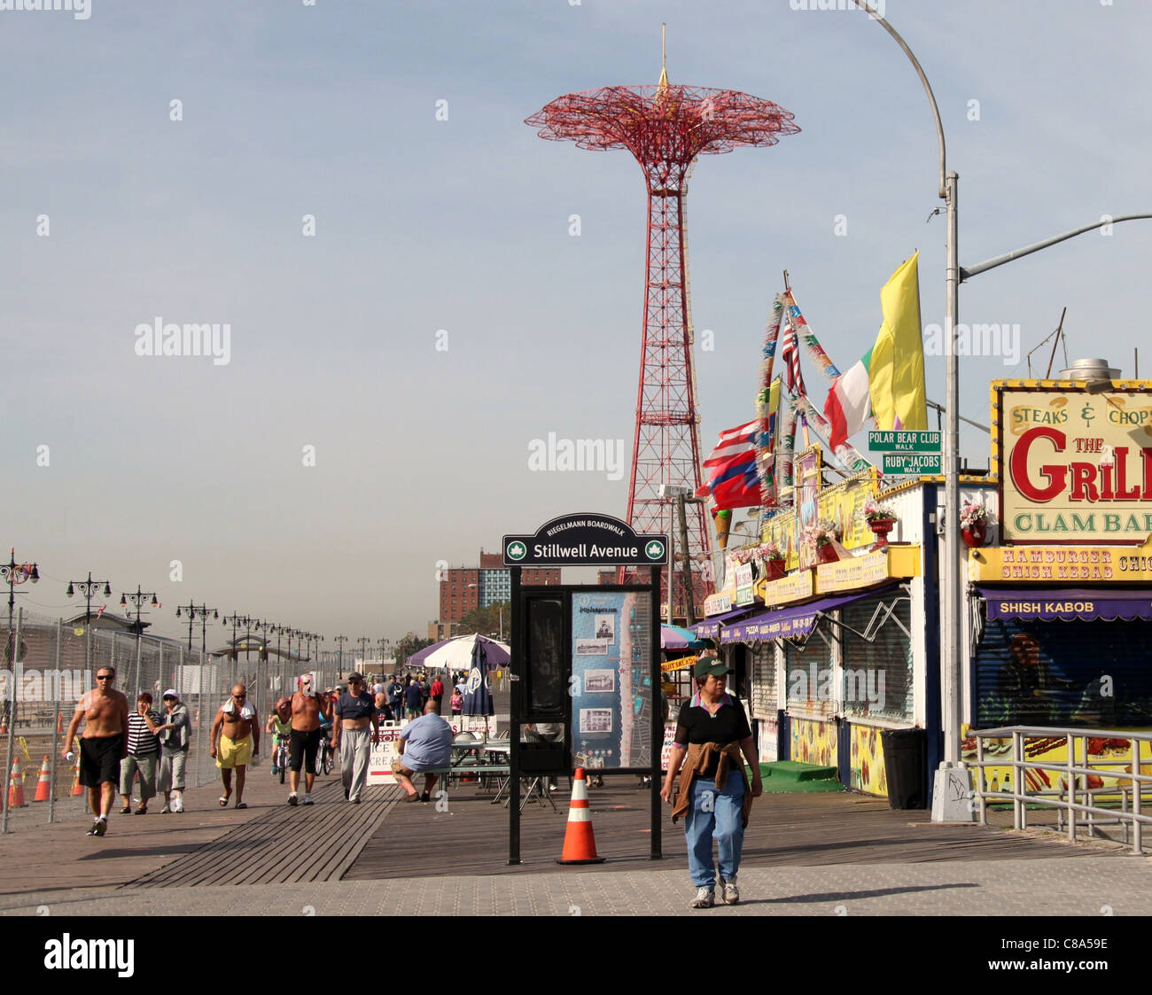 Coney island pleasure park hi-res stock photography and images - Alamy