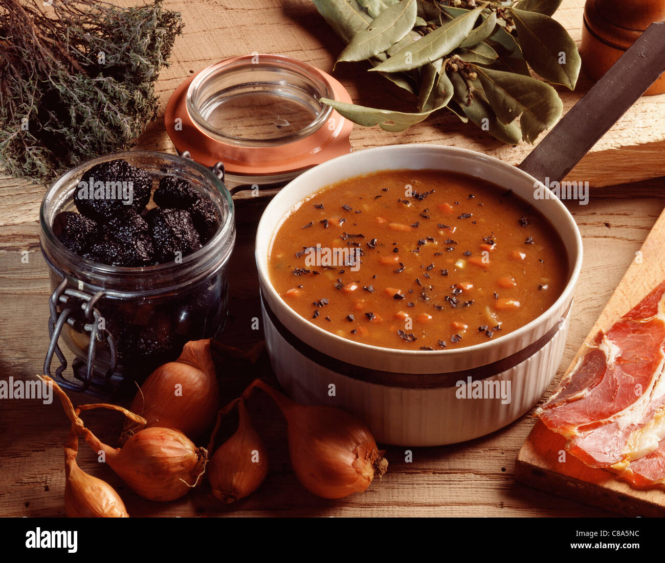 Perigourdine truffle sauce Stock Photo Alamy