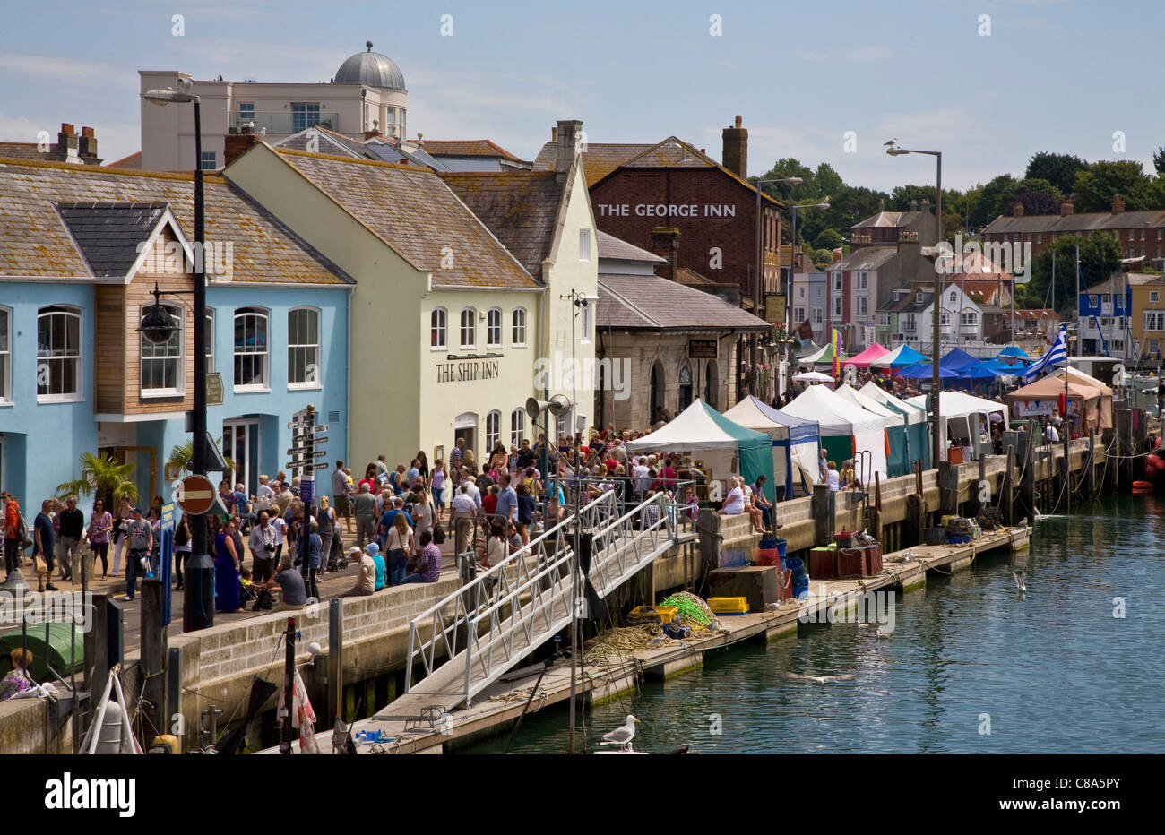 The Dorset Seafood Festival held on Weymouth's Quayside, an annual
