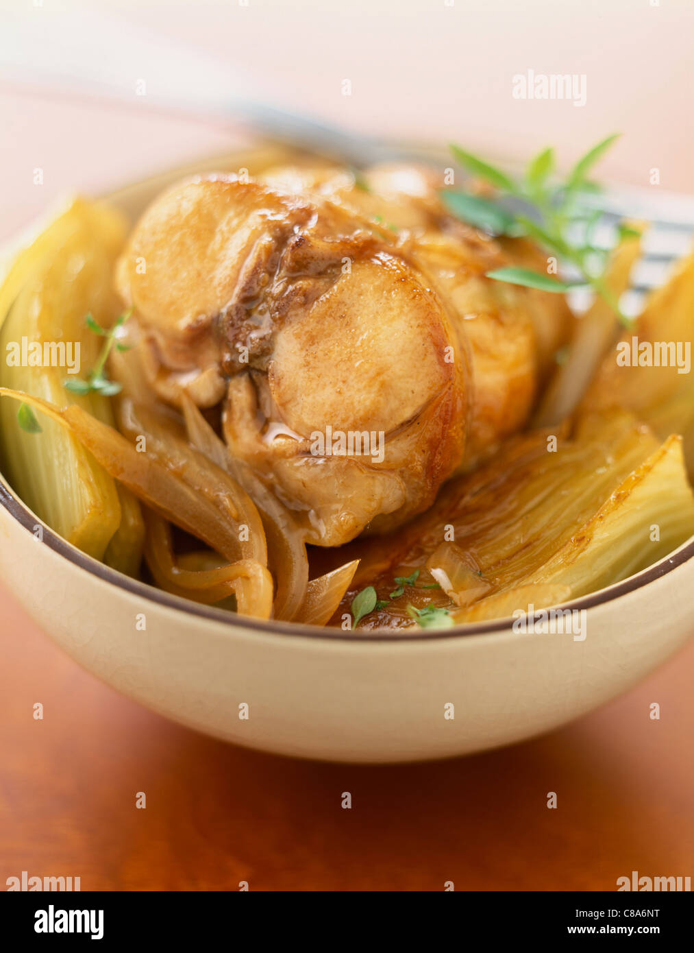 Rabbit with balsamic vinegar Stock Photo Alamy
