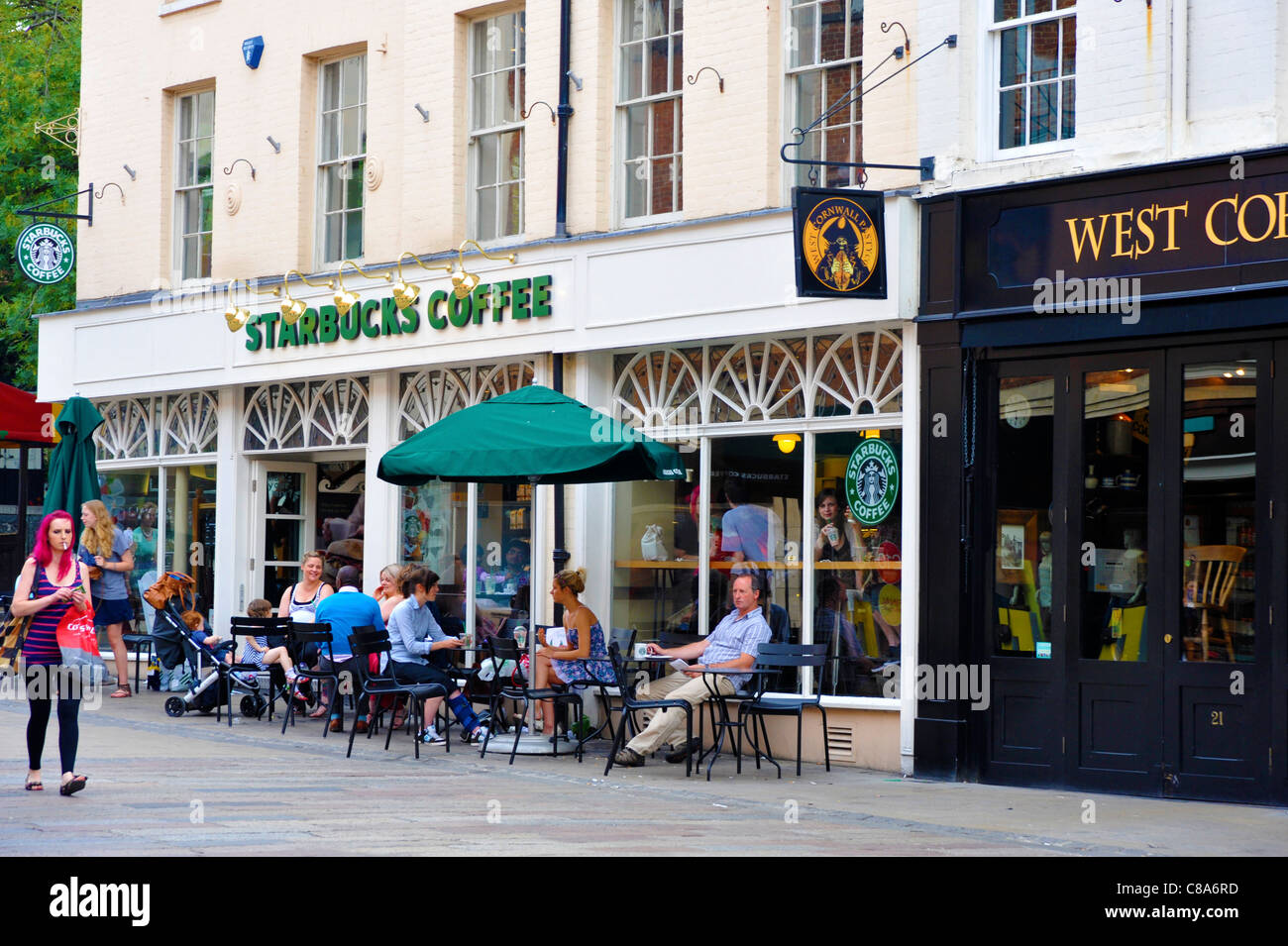 Starbucks coffee shop at Norwich, Norfolk, UK Stock Photo Alamy