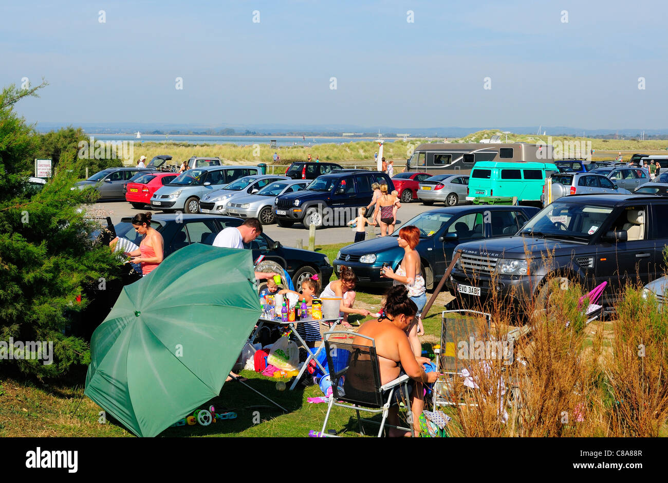 West wittering estates carpark hires stock photography and images Alamy