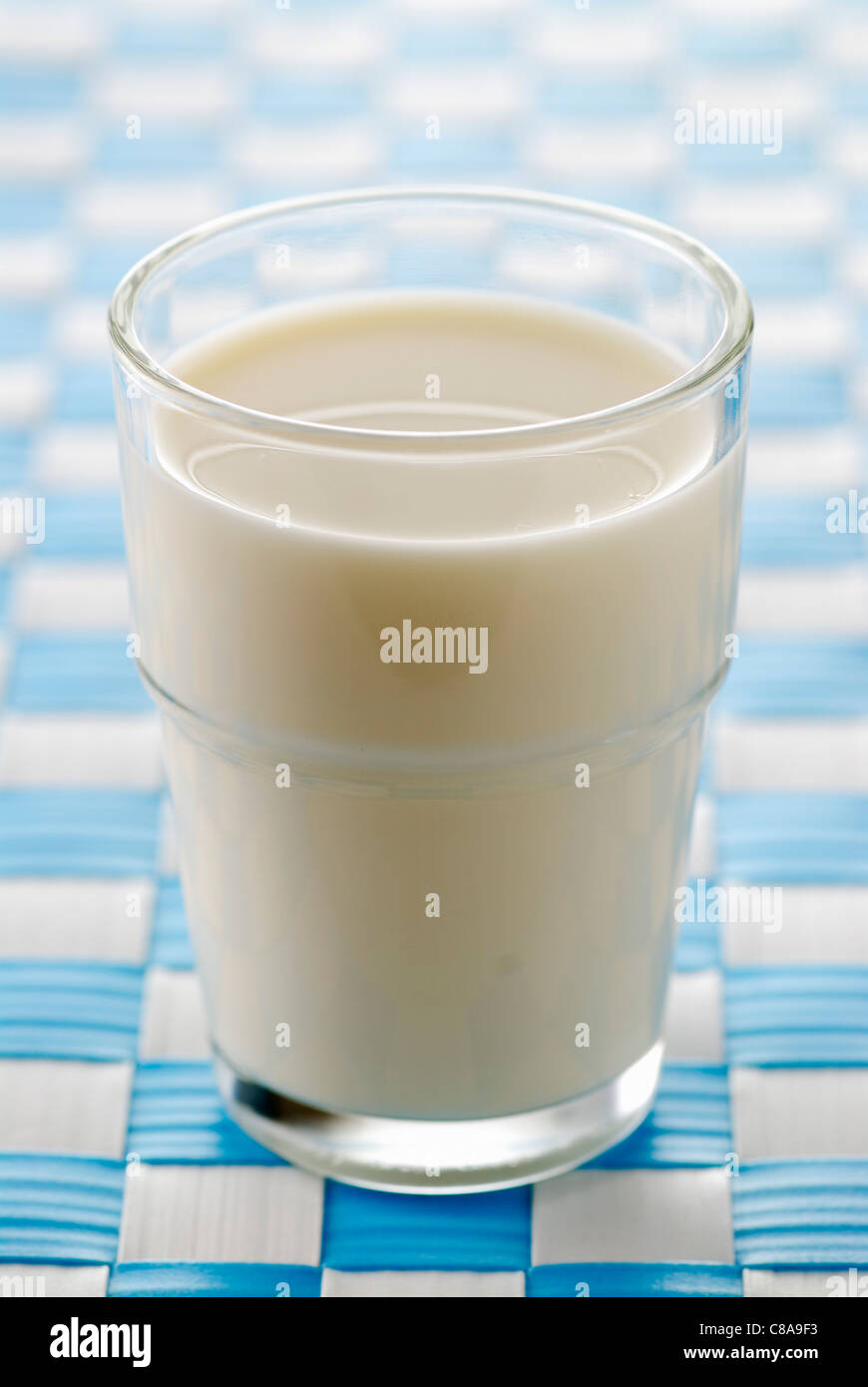 Glass of milk Stock Photo