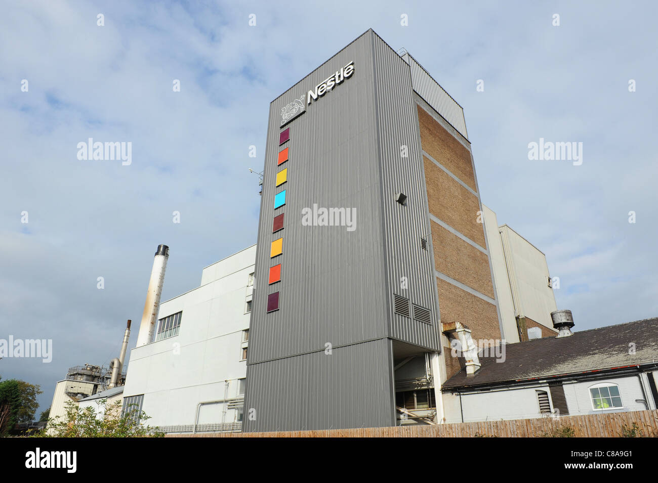 The Nestle factory Marston Lane Tutbury Burton-on-Trent Staffordshire Stock Photo
