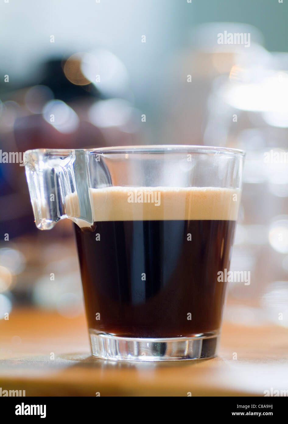 Cup of black coffee Stock Photo Alamy