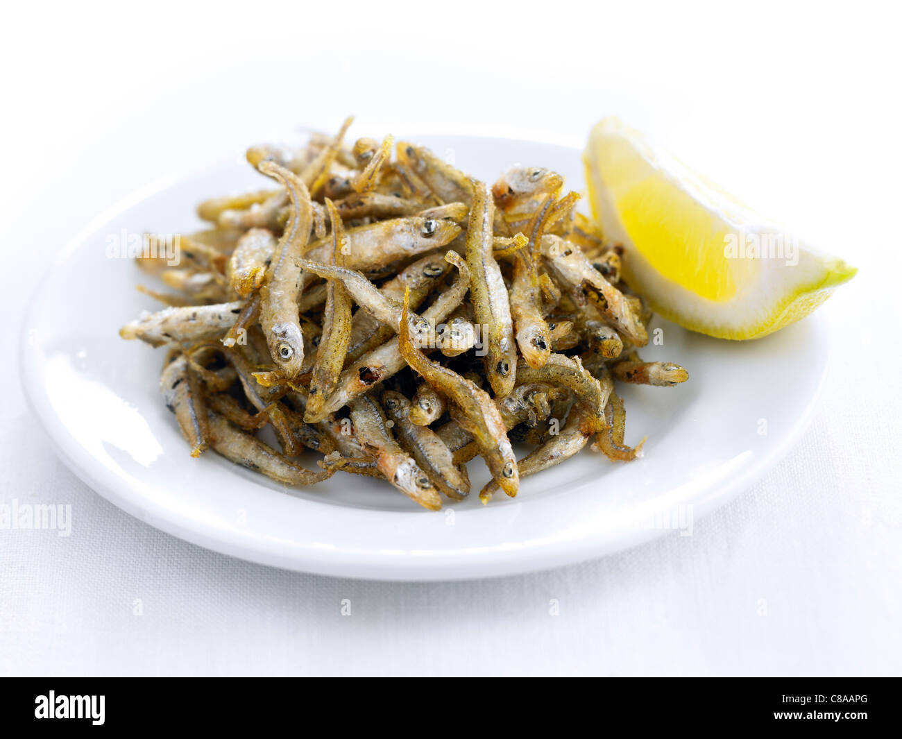 Deepfried little fish Stock Photo Alamy