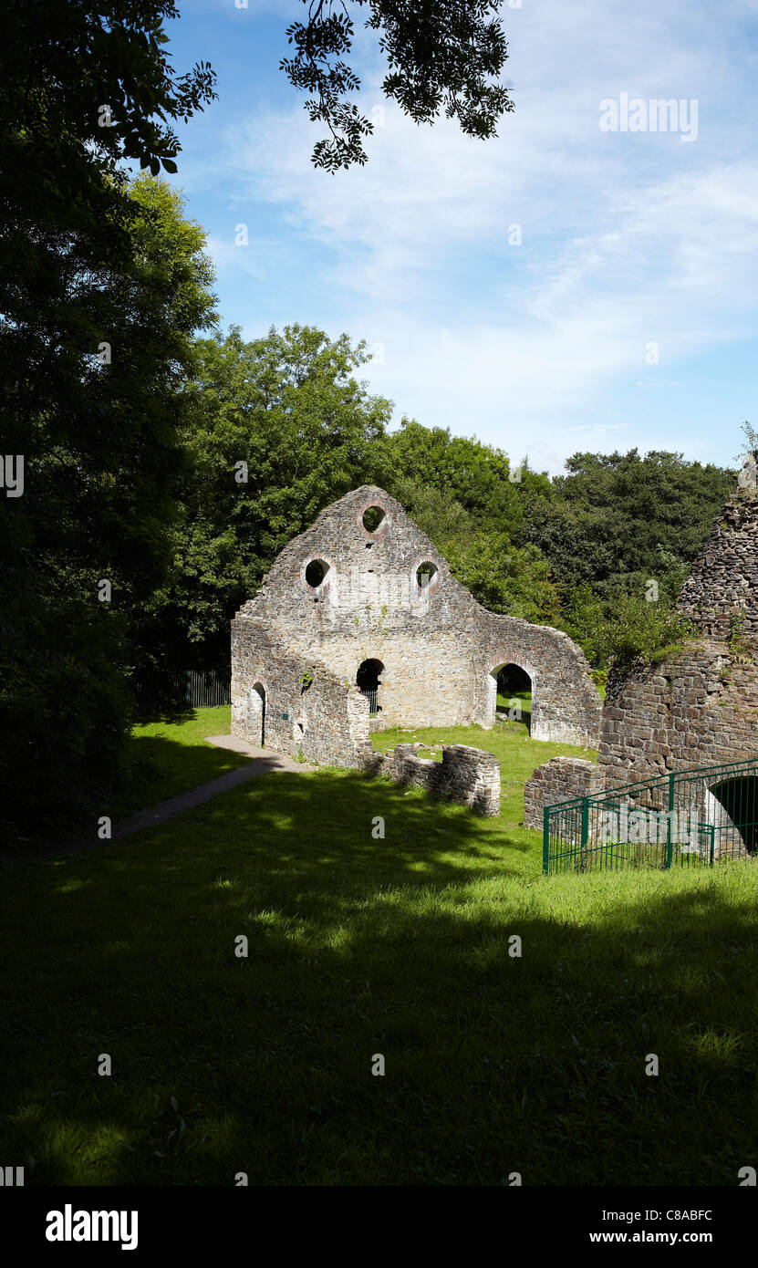 Cefn Cribwr Ironworks ruins, Glamorgan, Wales, UK Stock Photo