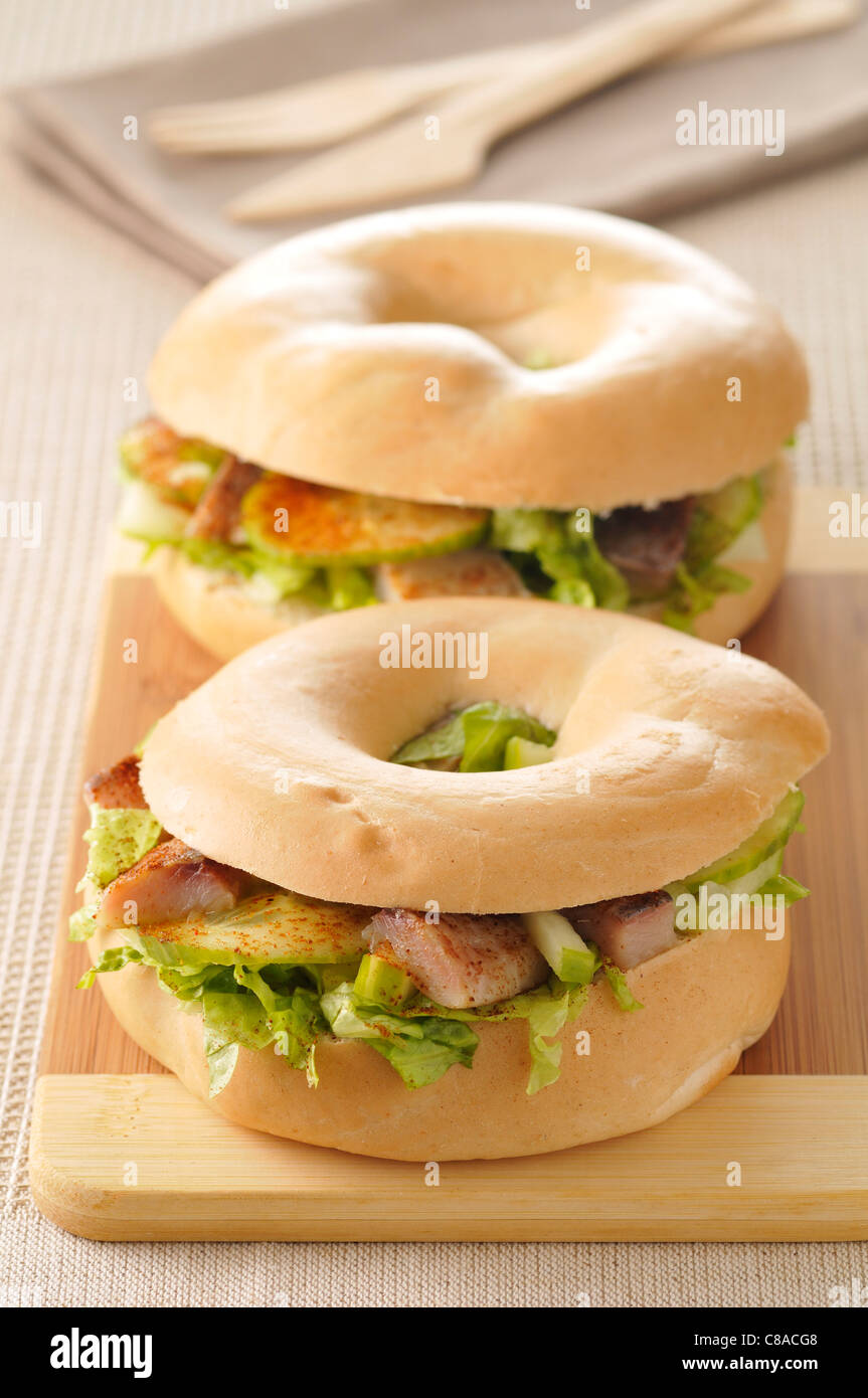 Bagel sandwich hires stock photography and images Alamy