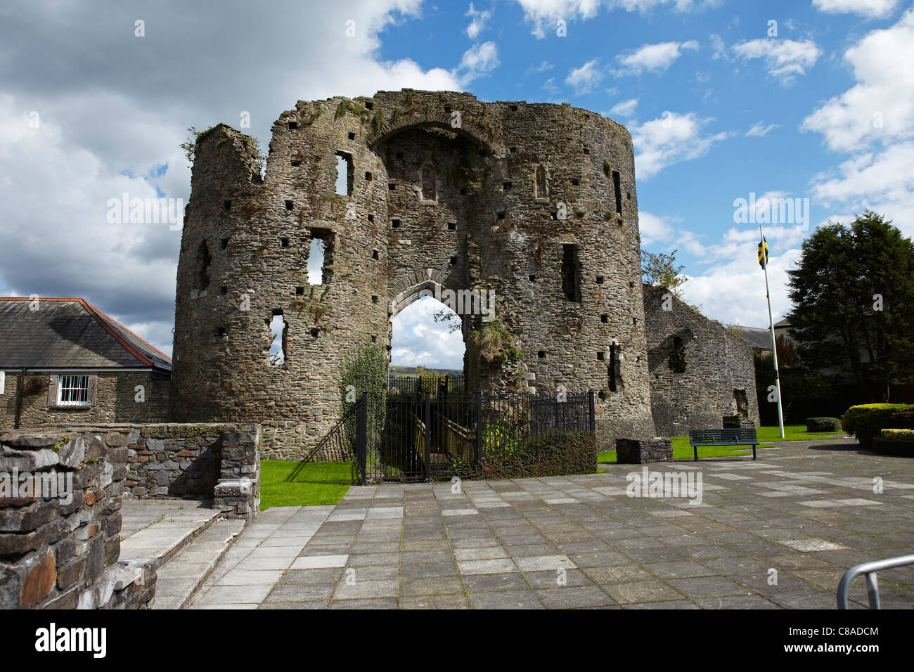 Neath Castle Neath Wales UK Stock Photo Alamy