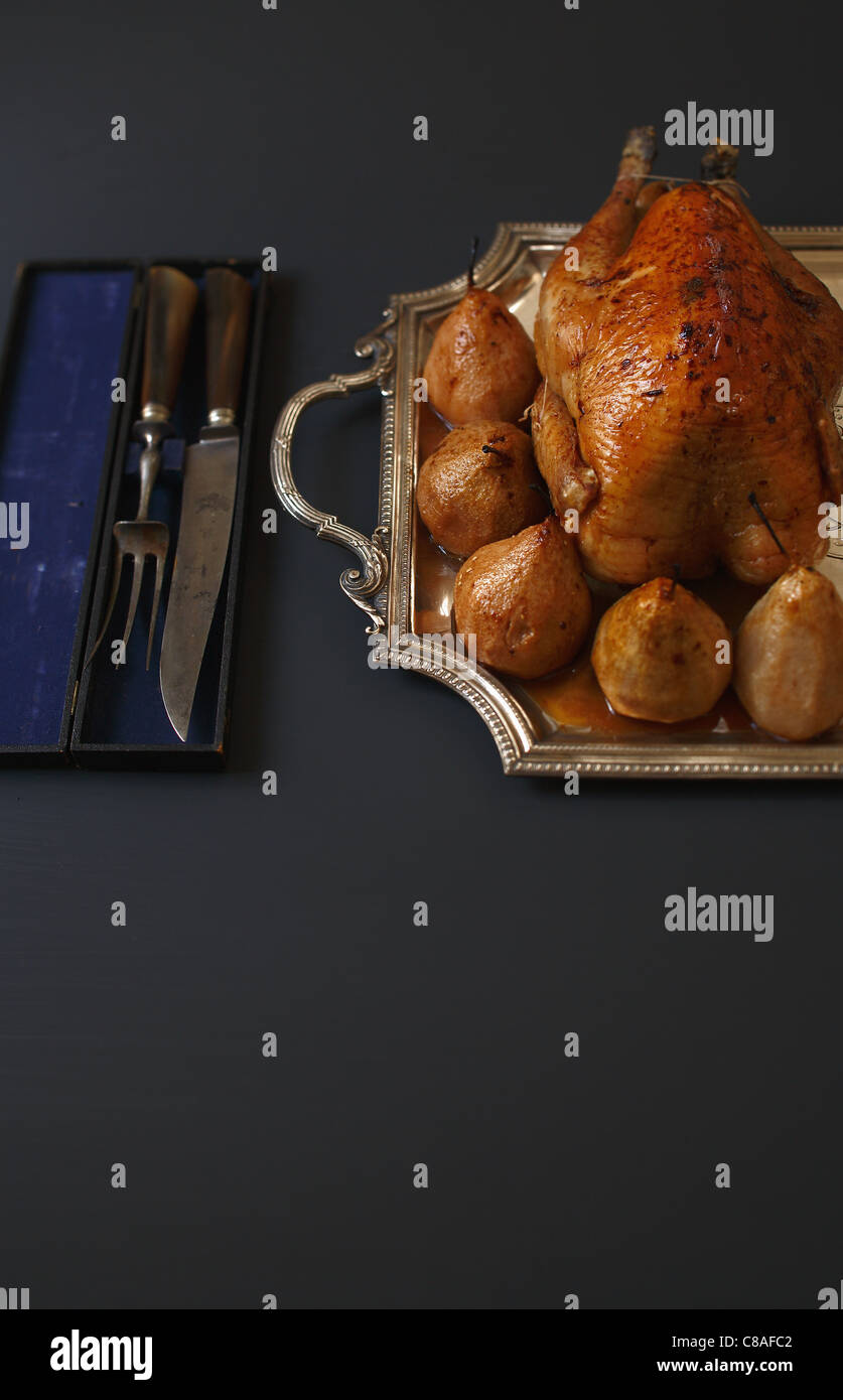 Full chicken roast hires stock photography and images Alamy