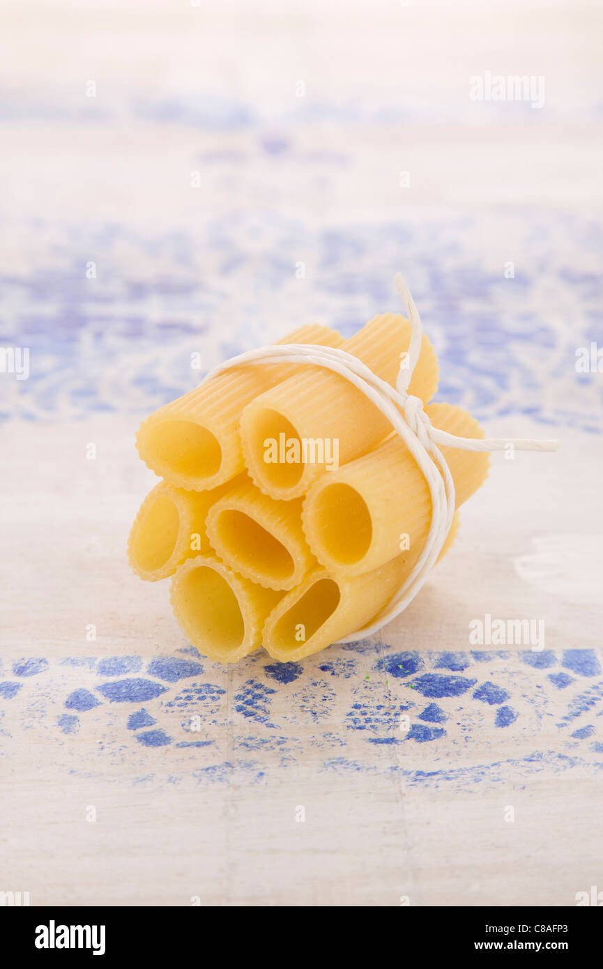 Penne rigate pasta Stock Photo