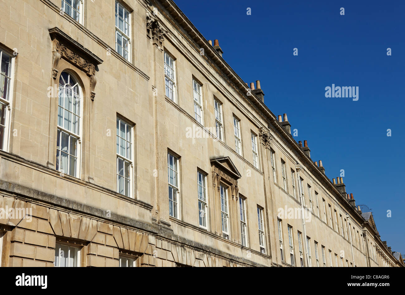 Great Pulteney Street, Bath, Avon, England, UK Stock Photo